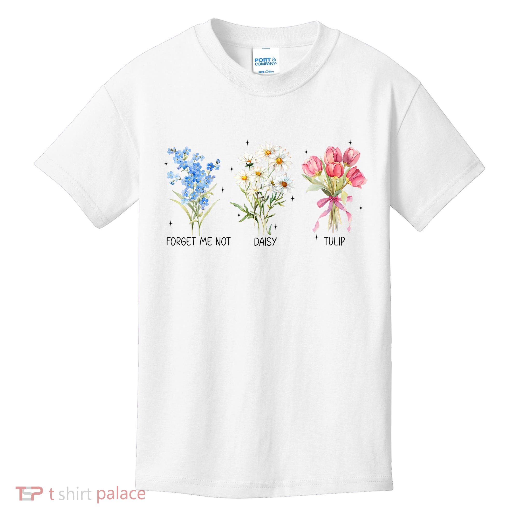 Subtle Boho Flowers Anti Trumpp  Kids T-Shirt