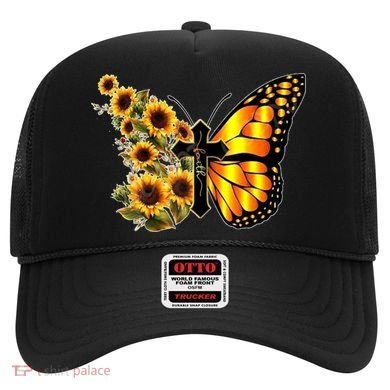 Sunflower Butterfly Faith Hat