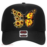 Sunflower Butterfly Faith Hat thumb 0