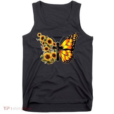 Sunflower Butterfly Faith Tank Top