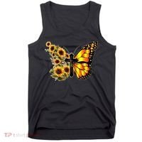 Sunflower Butterfly Faith Tank Top thumb 0