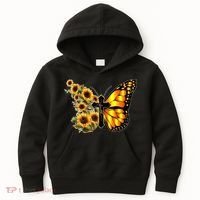 Sunflower Butterfly Faith Kids Hoodie thumb 0