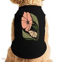 Subtle Boho Flowers Anti Trum p Liberal Protest Resist  Doggie Tank thumb 0