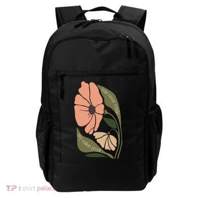 Subtle Boho Flowers Anti Trum p Liberal Protest Resist  Backpack