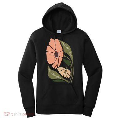 Subtle Boho Flowers Anti Trum p Liberal Protest Resist  Women's Hoodie