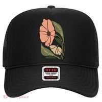 Subtle Boho Flowers Anti Trum p Liberal Protest Resist  Hat thumb 0