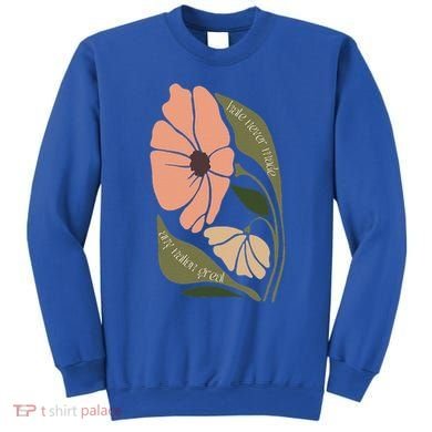 Subtle Boho Flowers Anti Trum p Liberal Protest Resist  Sweatshirt