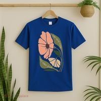 Subtle Boho Flowers Anti Trum p Liberal Protest Resist  T-Shirt thumb 2