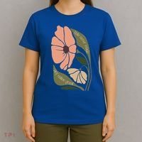 Subtle Boho Flowers Anti Trum p Liberal Protest Resist  T-Shirt thumb 4
