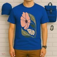 Subtle Boho Flowers Anti Trum p Liberal Protest Resist  T-Shirt thumb 6