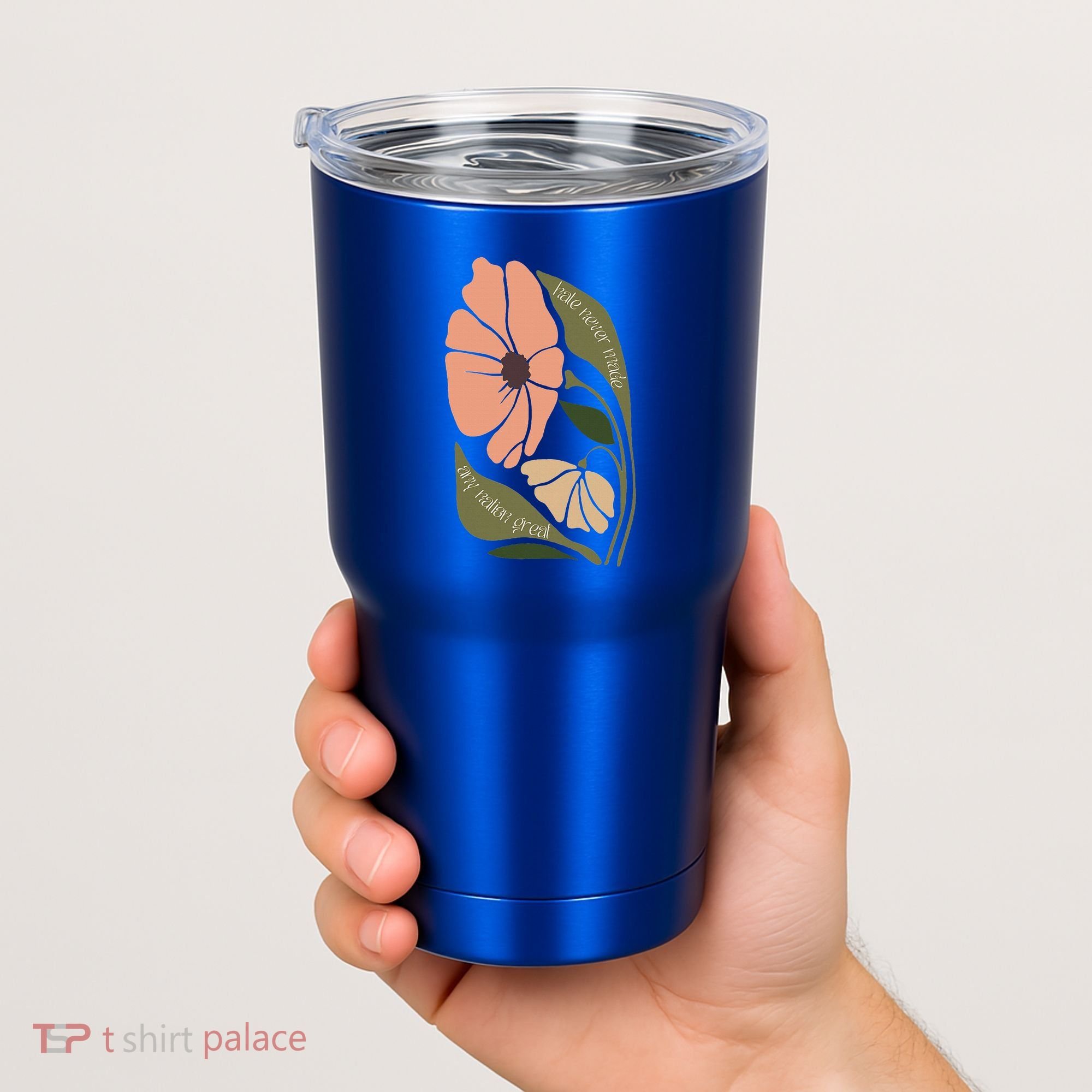 Subtle Boho Flowers Anti Trum p Liberal Protest Resist  Tumbler