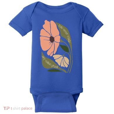 Subtle Boho Flowers Anti Trum p Liberal Protest Resist  Baby Bodysuit