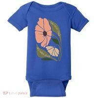 Subtle Boho Flowers Anti Trum p Liberal Protest Resist  Baby Bodysuit thumb 0