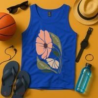 Subtle Boho Flowers Anti Trum p Liberal Protest Resist  Tank Top thumb 4