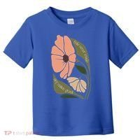 Subtle Boho Flowers Anti Trum p Liberal Protest Resist  Toddler T-Shirt thumb 0