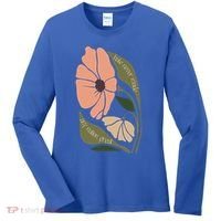 Subtle Boho Flowers Anti Trum p Liberal Protest Resist  Women's Long Sleeve Shirt thumb 0