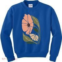 Subtle Boho Flowers Anti Trum p Liberal Protest Resist  Kids Sweatshirt thumb 0