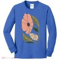 Subtle Boho Flowers Anti Trum p Liberal Protest Resist  Kids Long Sleeve Shirt thumb 0