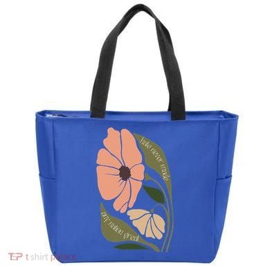 Subtle Boho Flowers Anti Trum p Liberal Protest Resist  Tote Bag