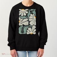 Subtle Boho Flowers Anti Trump Anti Maga Kamala Harris Voter Women's Sweatshirt thumb 0