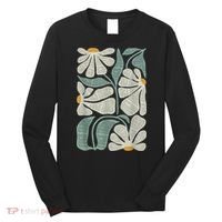 Subtle Boho Flowers Anti Trump Anti Maga Kamala Harris Voter Long Sleeve Shirt thumb 0