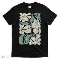 Subtle Boho Flowers Anti Trump Anti Maga Kamala Harris Voter T-Shirt thumb 0