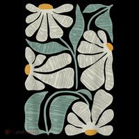 Subtle Boho Flowers Anti Trump Anti Maga Kamala Harris Voter Coffee Mug thumb 5