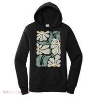 Subtle Boho Flowers Anti Trump Anti Maga Kamala Harris Voter Women's Hoodie thumb 0