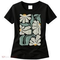 Subtle Boho Flowers Anti Trump Anti Maga Kamala Harris Voter Women's T-Shirt thumb 0