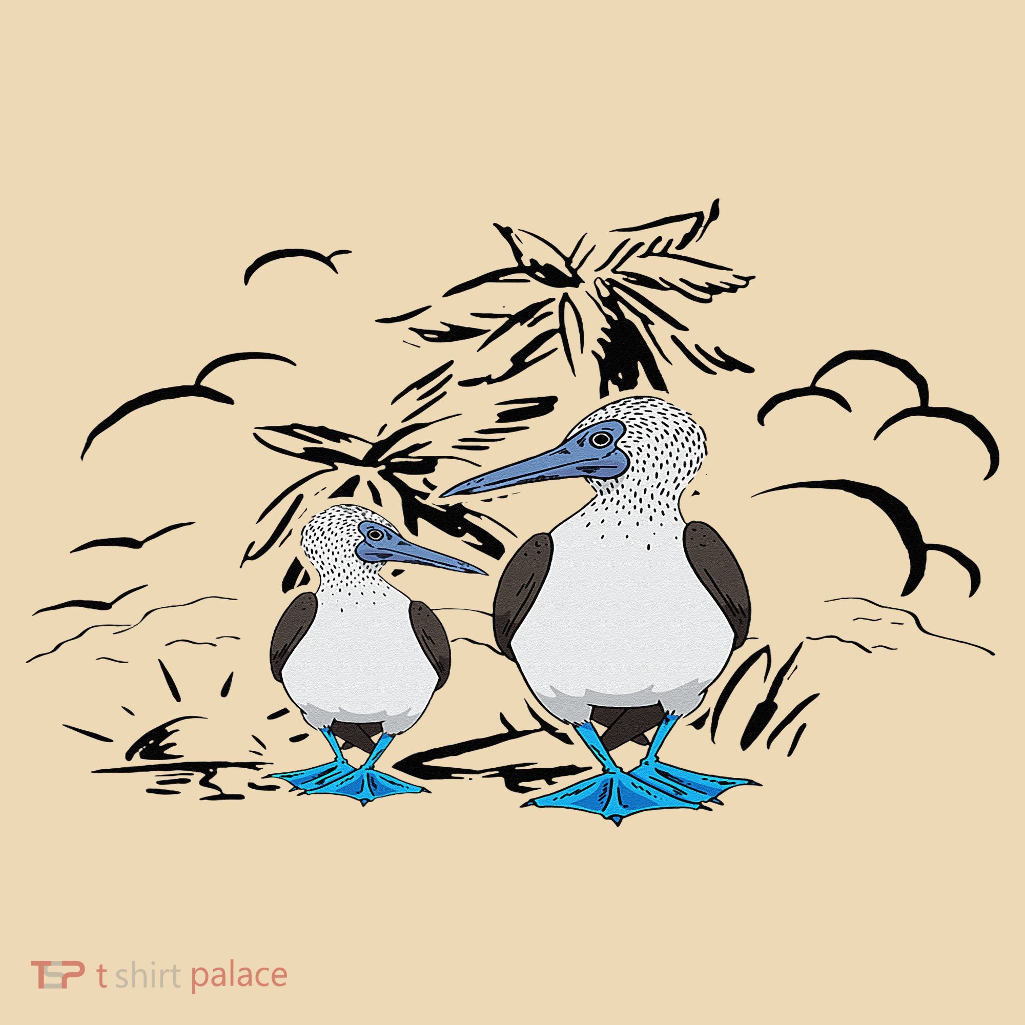 Seabirds Blue Footed Booby Bird Galapagos Islands Tote Bag