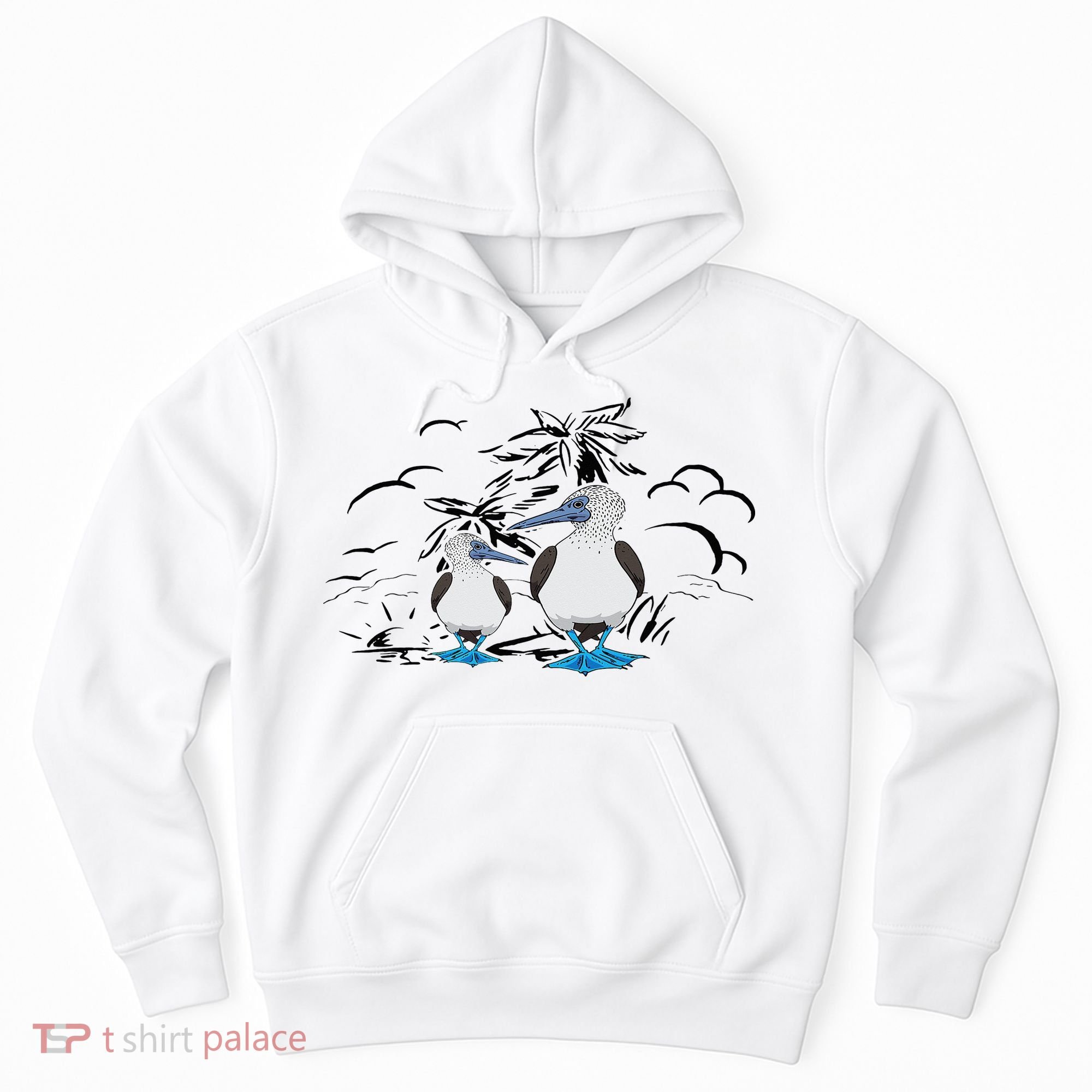 Seabirds Blue Footed Booby Bird Galapagos Islands Hoodie