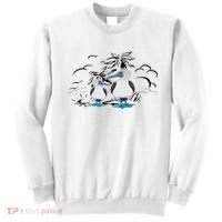 Seabirds Blue Footed Booby Bird Galapagos Islands Sweatshirt thumb 0