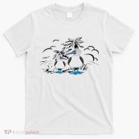 Seabirds Blue Footed Booby Bird Galapagos Islands T-Shirt thumb 0