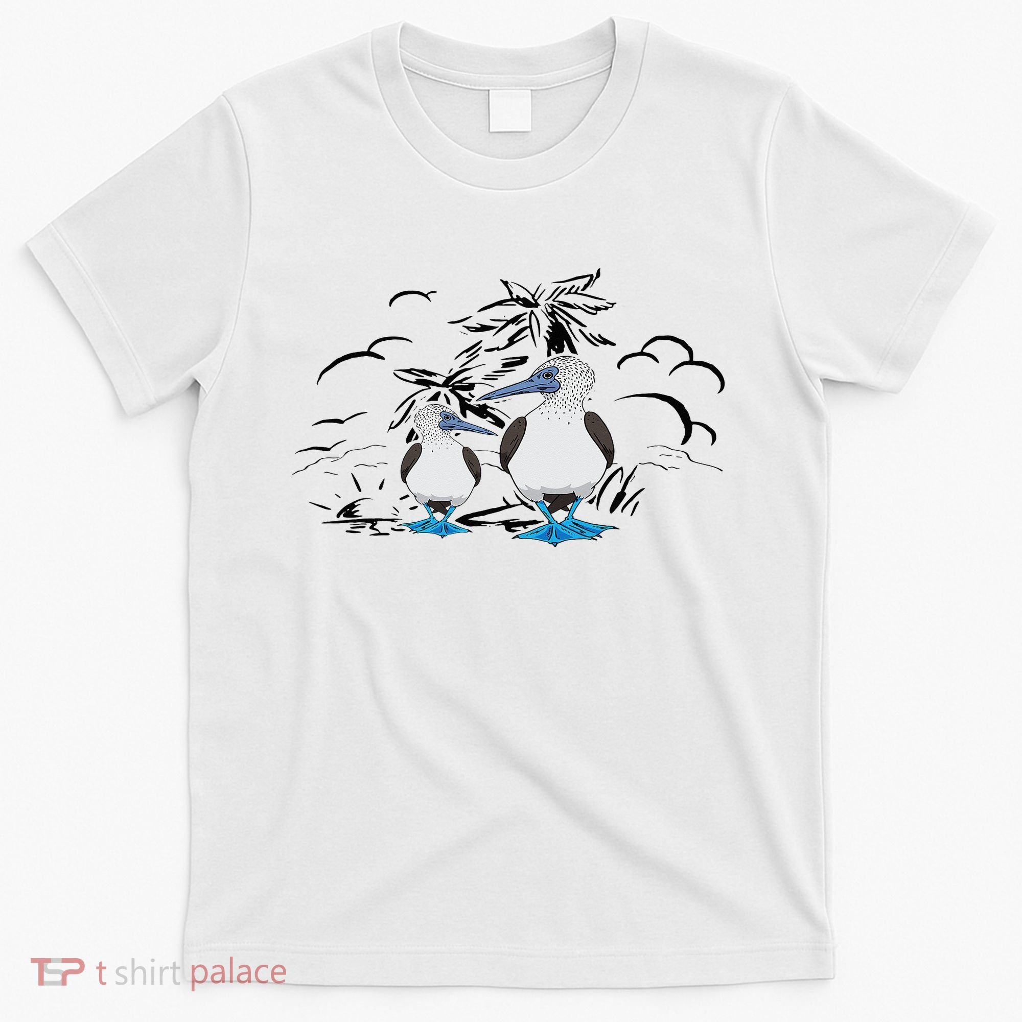 Seabirds Blue Footed Booby Bird Galapagos Islands T-Shirt