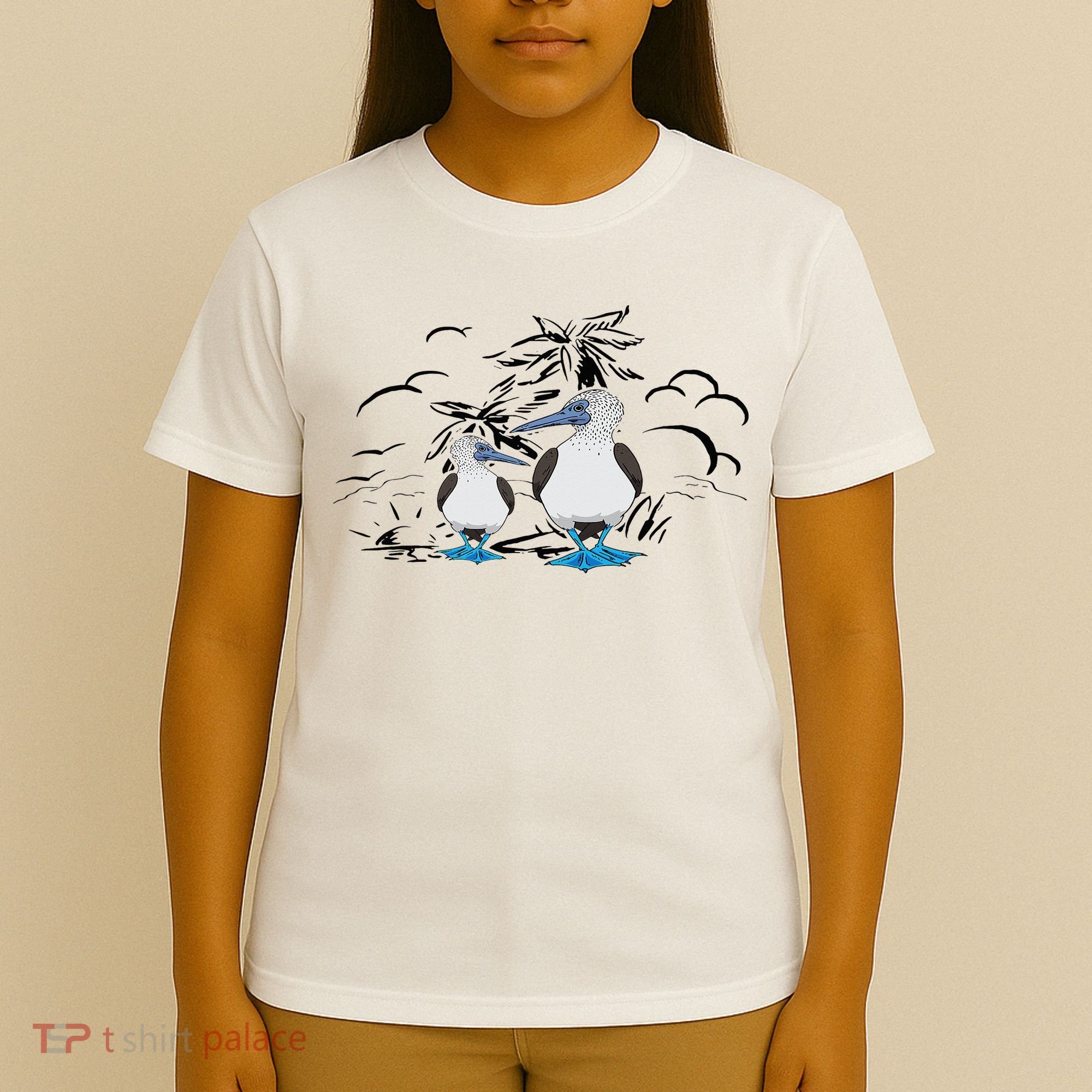 Seabirds Blue Footed Booby Bird Galapagos Islands T-Shirt