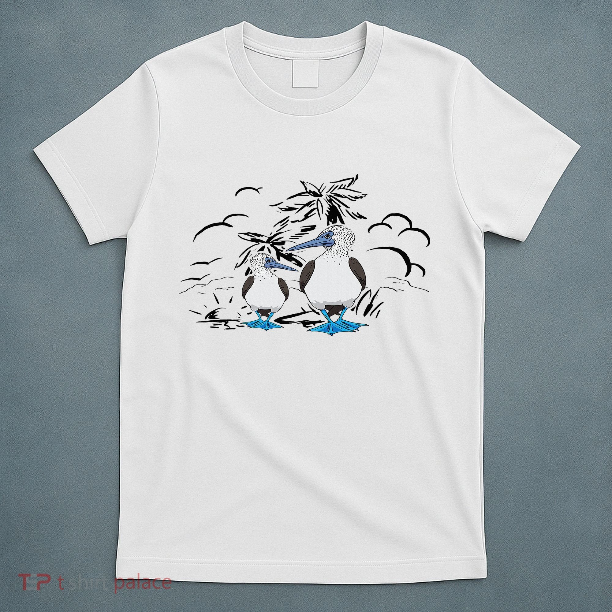 Seabirds Blue Footed Booby Bird Galapagos Islands T-Shirt