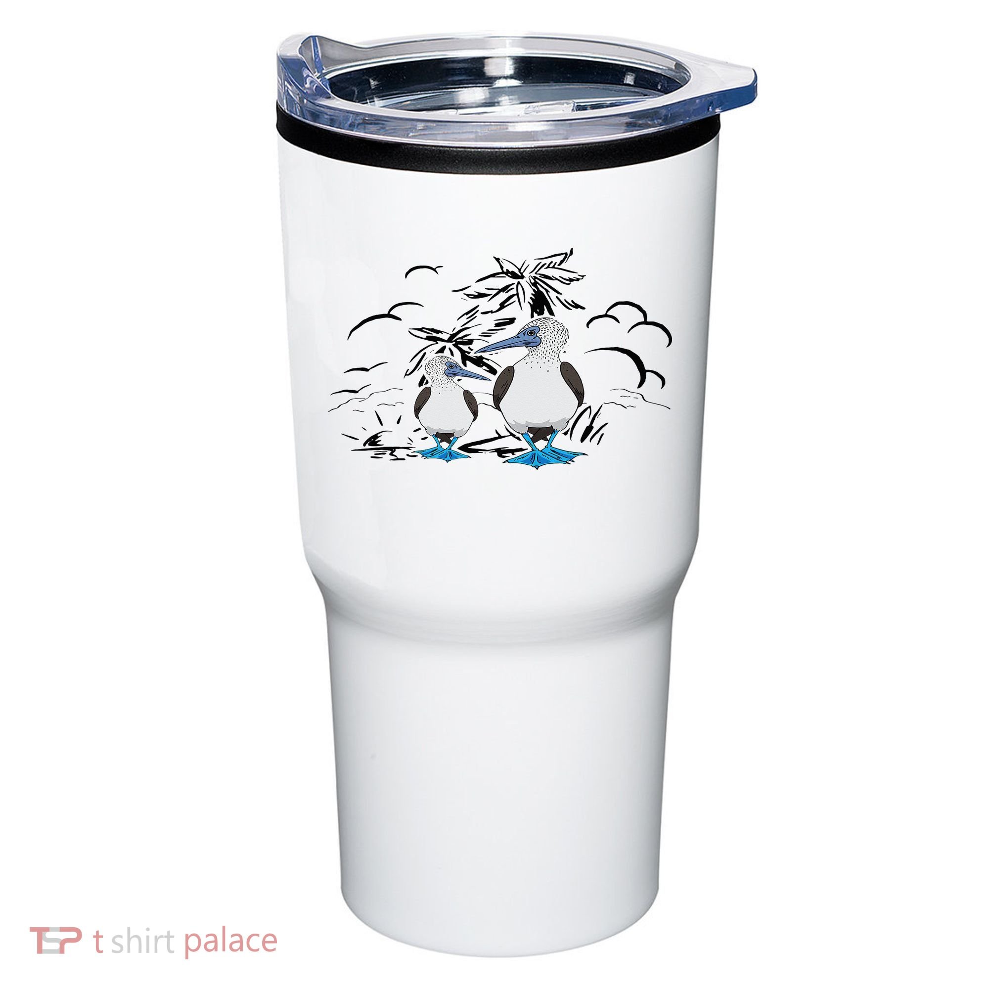 Seabirds Blue Footed Booby Bird Galapagos Islands Tumbler