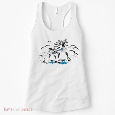 Seabirds Blue Footed Booby Bird Galapagos Islands Women's Tank Top