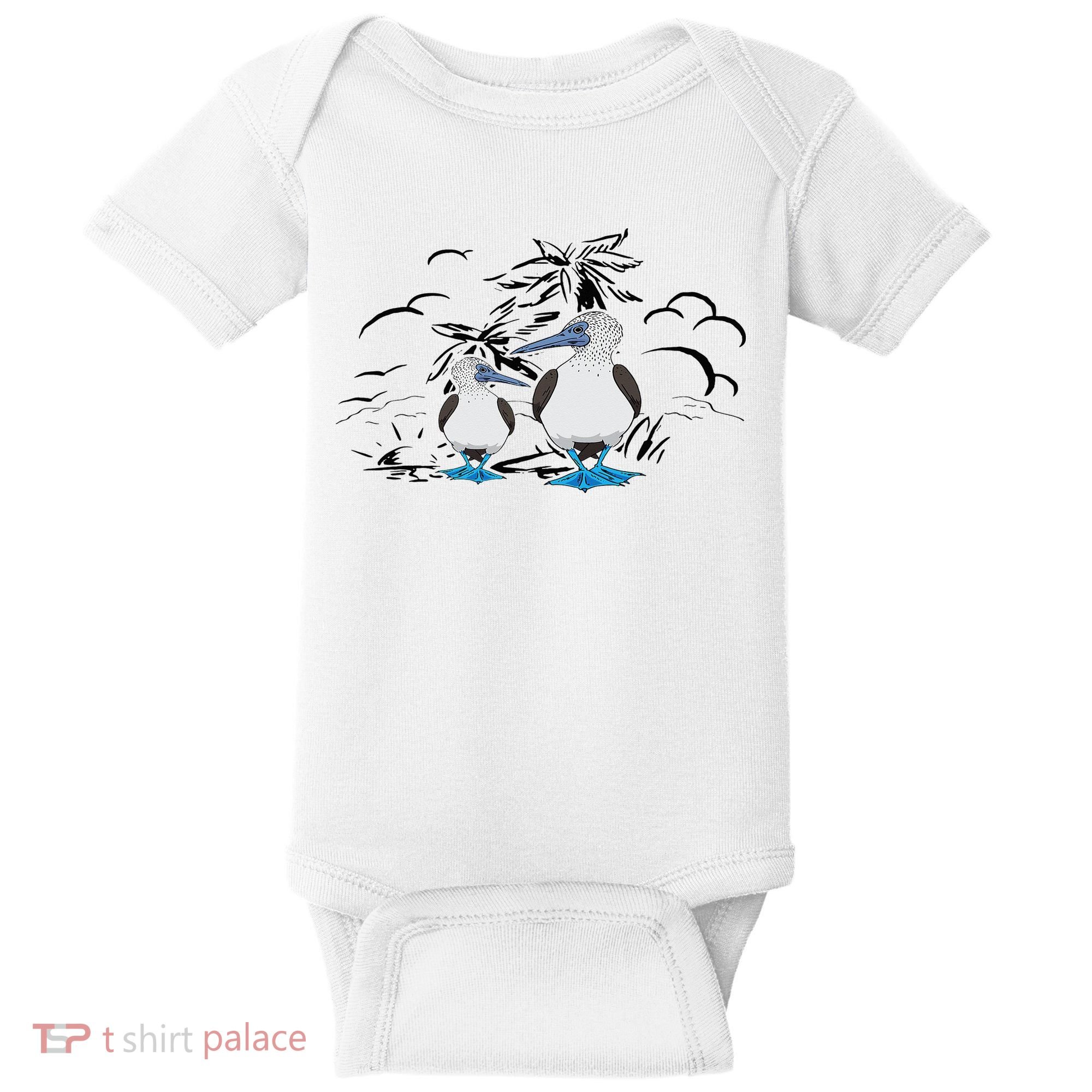 Seabirds Blue Footed Booby Bird Galapagos Islands Baby Bodysuit