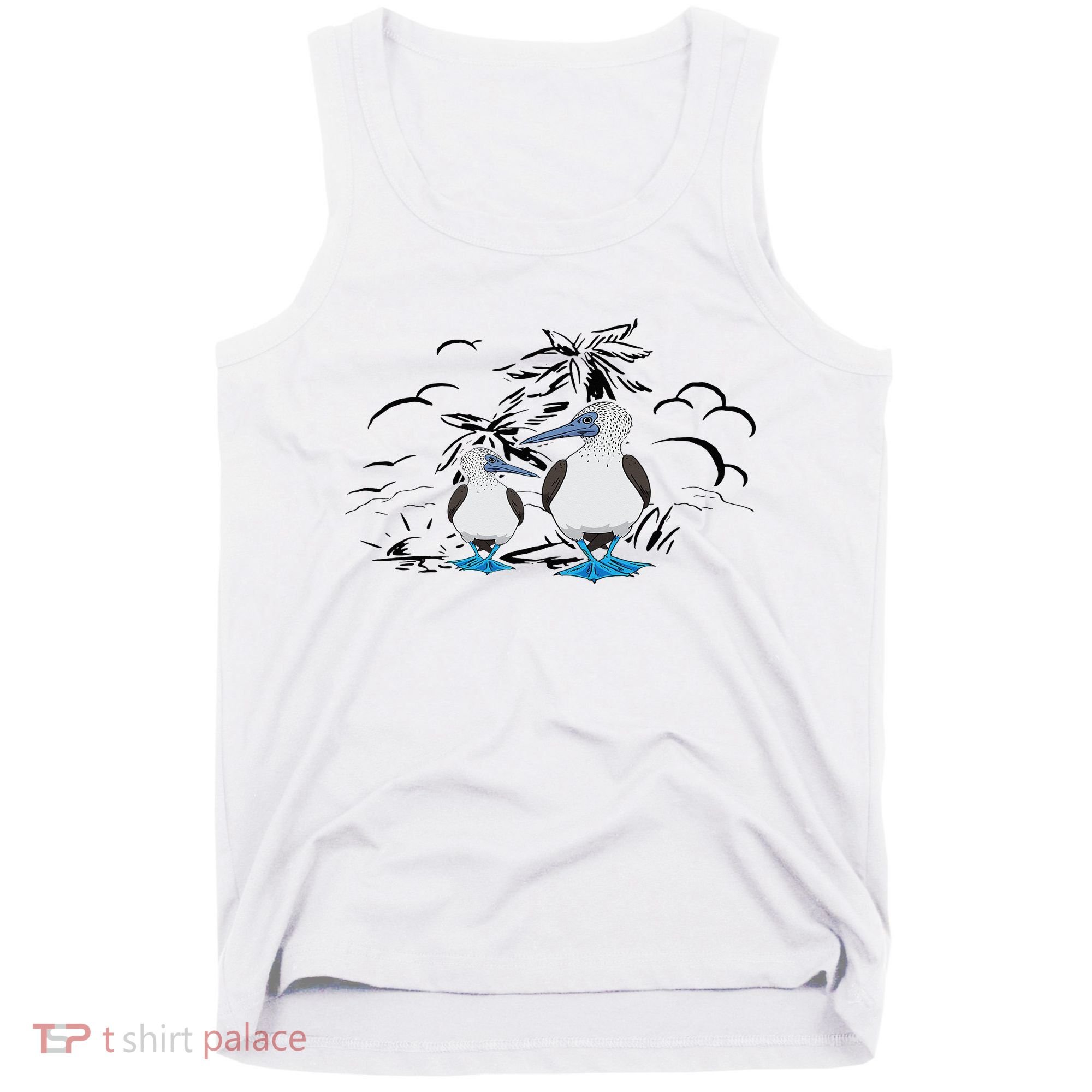 Seabirds Blue Footed Booby Bird Galapagos Islands Tank Top