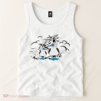 Seabirds Blue Footed Booby Bird Galapagos Islands Tank Top thumb 2
