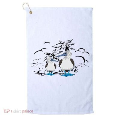 Seabirds Blue Footed Booby Bird Galapagos Islands Golf Towel