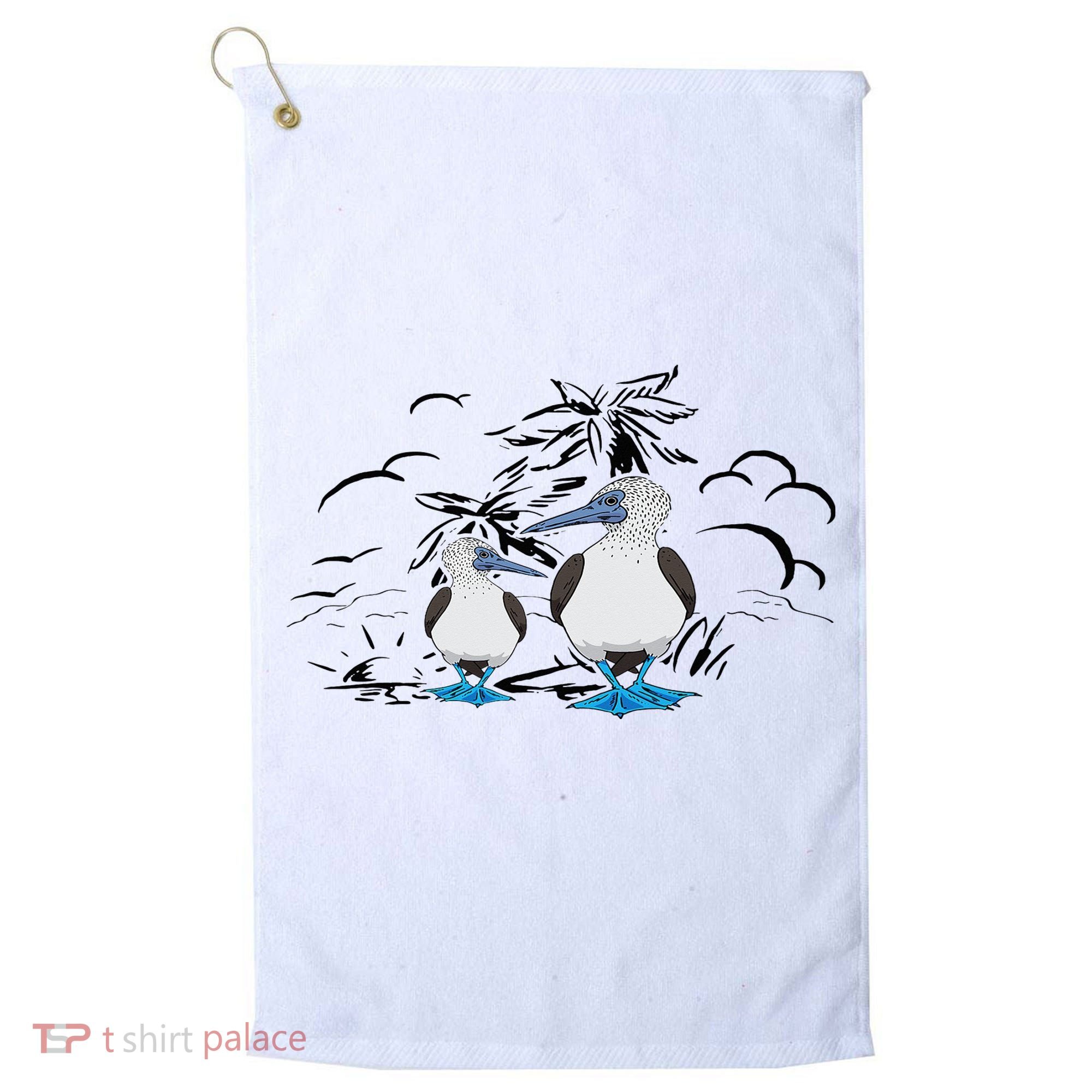 Seabirds Blue Footed Booby Bird Galapagos Islands Golf Towel