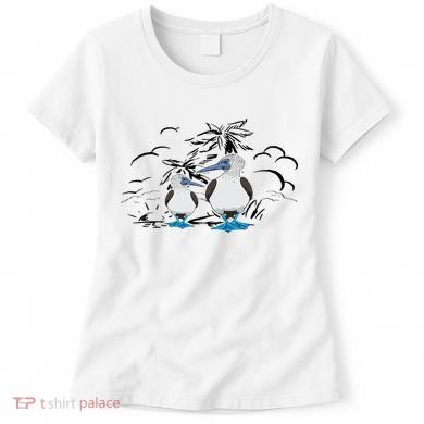 Seabirds Blue Footed Booby Bird Galapagos Islands Women's T-Shirt