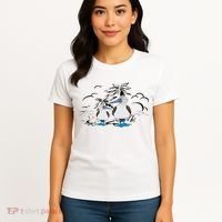 Seabirds Blue Footed Booby Bird Galapagos Islands Women's T-Shirt thumb 4