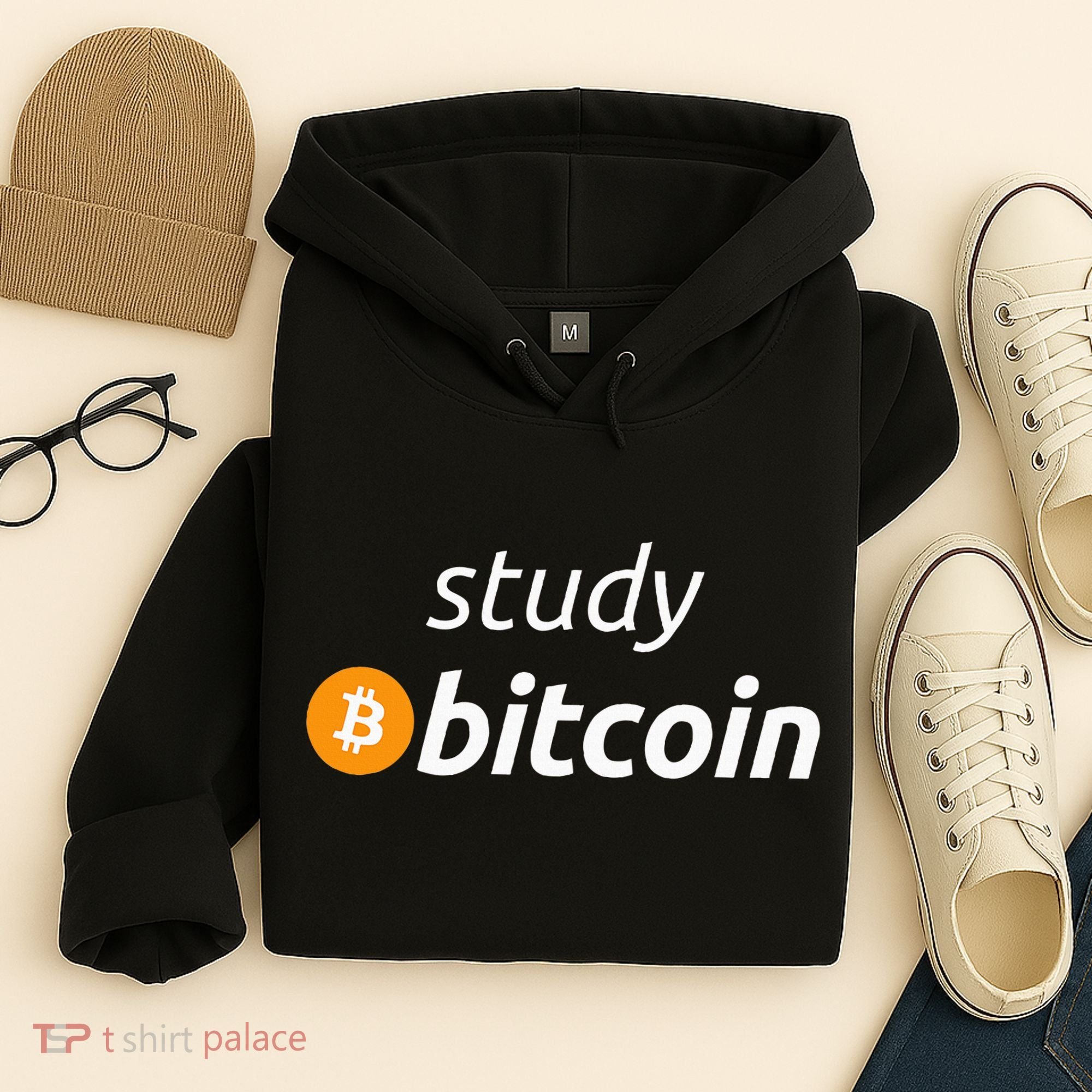Study Bitcoin Famous Bitcoin Quote Hoodie