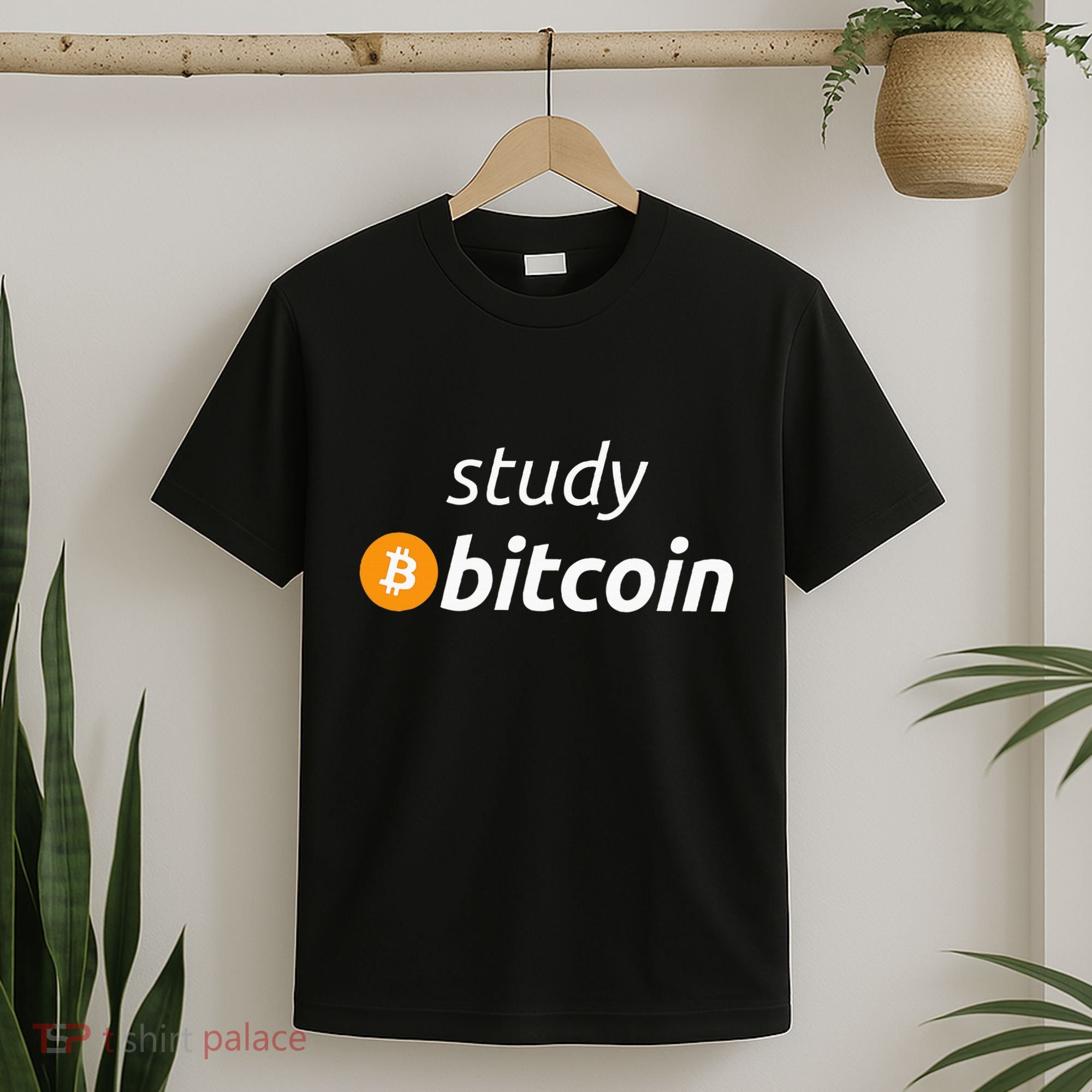 Study Bitcoin Famous Bitcoin Quote T-Shirt