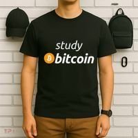 Study Bitcoin Famous Bitcoin Quote T-Shirt thumb 6