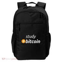Study Bitcoin Famous Bitcoin Quote Backpack thumb 0