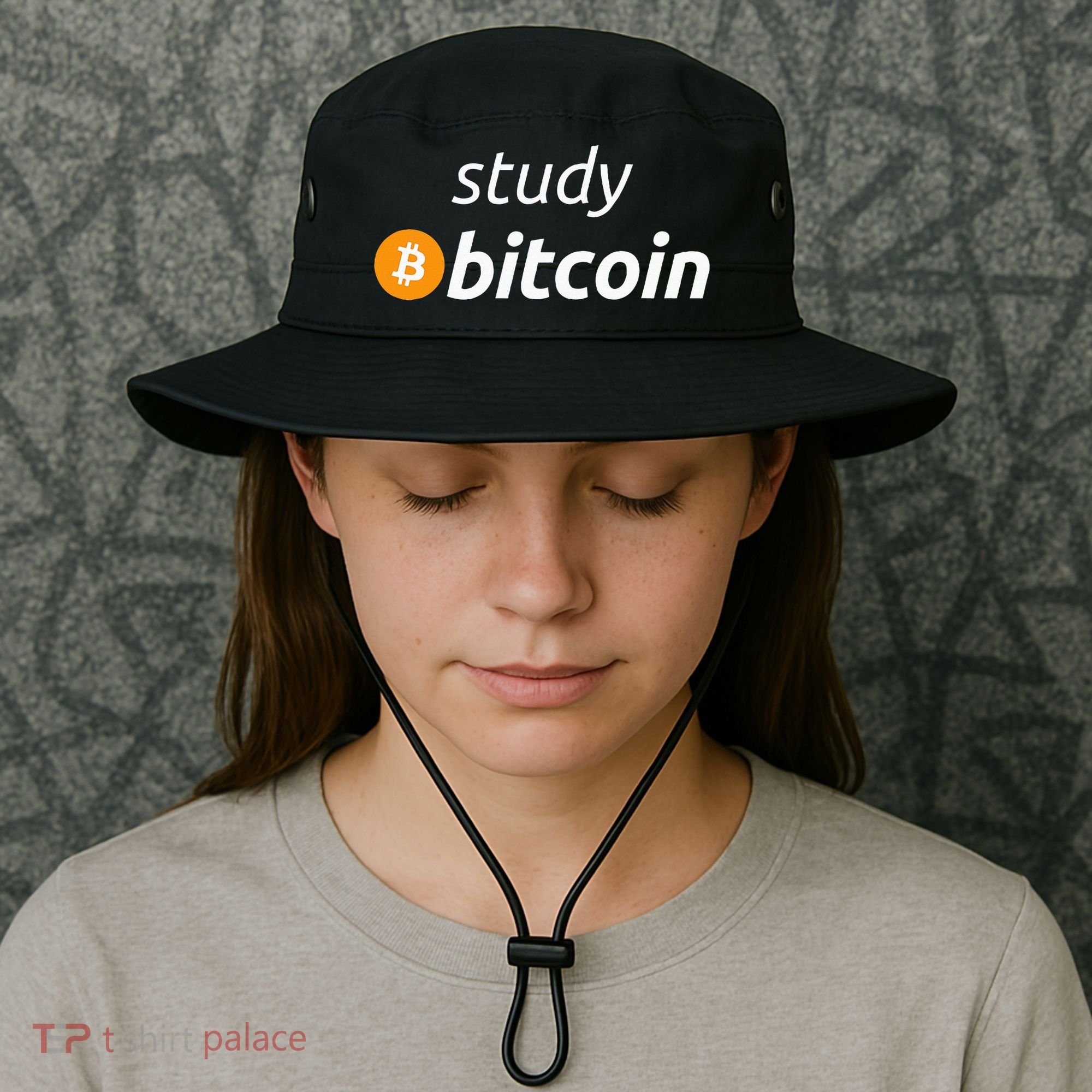 Study Bitcoin Famous Bitcoin Quote Bucket Hat